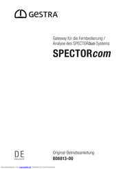GESTRA SPECTORcom Originalbetriebsanleitung