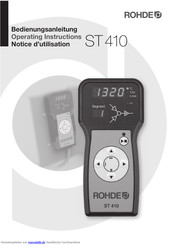 Rohde ST 410 Bedienungsanleitung