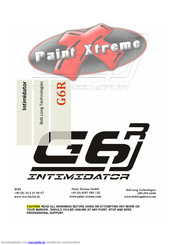 Paint Xtreme G6R Bedienungsanleitung