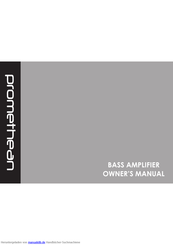 promethean P3115 Bedienungsanleitung