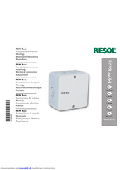 Resol PSW Basic Handbuch