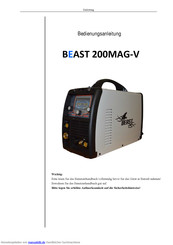 Beast 200MAG-V Bedienungsanleitung