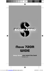Scubapro Nova 720R WIDE Anleitung