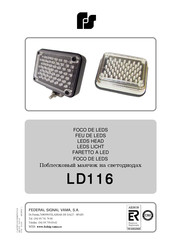 Federal Signal LD116-SC Handbuch