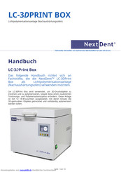NextDent LC-3DPRINT BOX Handbuch