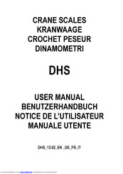 PCE Instruments DHS15K Benutzerhandbuch