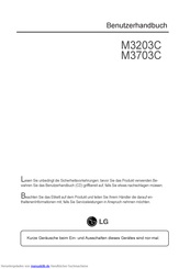 LG M3203C Benutzerhandbuch