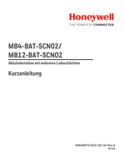 Honeywell MB12-BAT-SCN02 Kurzanleitung