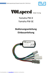 VOLspeed Yamaha PW-SE Bedienungsanleitung