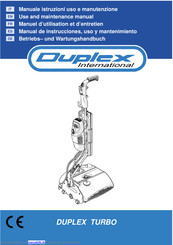Duplex TURBO Betriebs- Und Wartungshandbuch