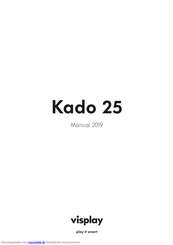 visplay Kado 25 Handbuch