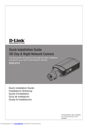 D-Link DCS-3112 Installations Anleitung