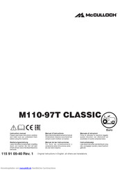 McCulloch M110-97T CLASSIC Bedienungsanleitung