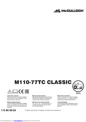 McCulloch M110-77TC CLASSIC Bedienungsanleitung