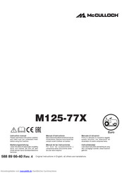 McCulloch M125-77X Bedienungsanleitung