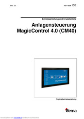 Gema MagicControl 4.0 Betriebsanleitung Und Ersatzteilliste