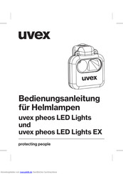 Uvex pheos LED Lights EX Bedienungsanleitung