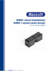 Massoth DiMAX 1 Bedienungsanleitung