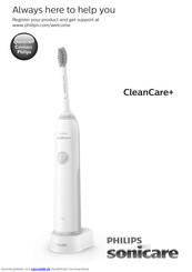 Philips sonicare CleanCare+ Bedienungsanleitung