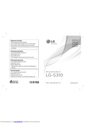 LG LG-S310 Benutzerhandbuch