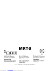 McCulloch MRT6 Bedienungsanleitung