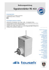 tousek RS 433 Bedienungsanleitung