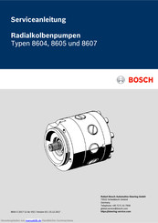 Bosch 8604 Serviceanleitung
