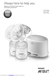 Philips AVENT SCF334 Bedienungsanleitung