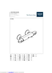 Grohe 34 550 Anleitung