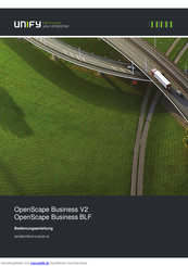 Unify OpenScape Business V2 Bedienungsanleitung
