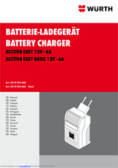 Würth ACCTIVA EASY 12V - 6A Bedienungsanleitung