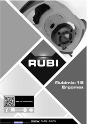 Rubi Rubimix-16 Ergomax Bedienungsanleitung