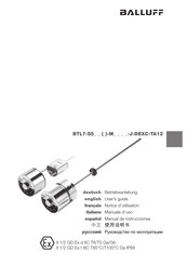 Balluff BTL7-S501B-M0500-J-DEXC-TA12 Betriebsanleitung