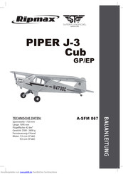Ripmax PIPER CUB J-3 Bauanleitung