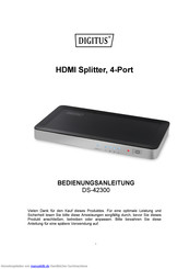 Digitus DS-42300 Bedienungsanleitung