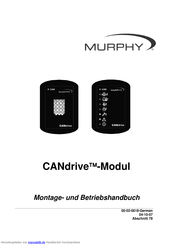 Murphy CANdrive CDV100F Montage- Und Betriebshandbuch