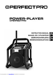 PERFECTPRO power player Bedienungsanleitung