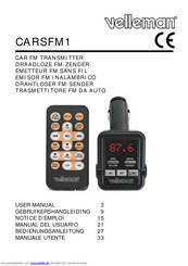 Velleman CARSFM1 Bedienungsanleitung
