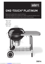 Weber One-Touch Silver Limited Benutzerhandbuch