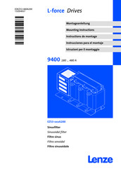 Lenze EZS3-480A200 Montageanleitung