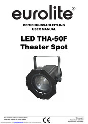 EuroLite LED THA-50F Bedienungsanleitung