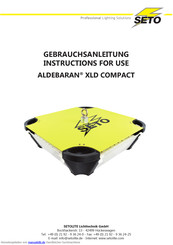 Seto ALDEBARAN XLD Compact Gebrauchsanleitung