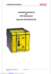 Muller SCU-ED Series Installationshandbuch