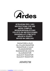 ARDES AR4R07M Bedienungsanleitung