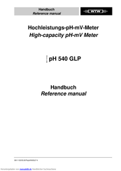 wtw pH 540 GLP Handbuch