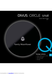 Divus CIRCLE small Kurzanleitung