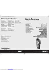 BTI Multi-Detektor Originalbetriebsanleitung