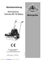 HERKULES KM 726 Battery Betriebsanleitung