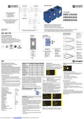 Wenglor UMS603U035 Kurzanleitung