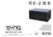 SYNQ RS-218B Bedienungsanleitung